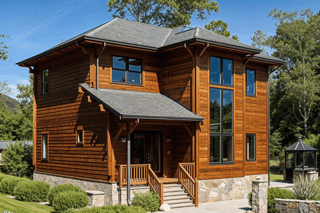 Дачный дом из бруса DL29